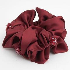 Beaded Petal Luxurious Scrunchie