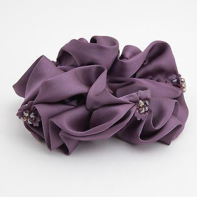 Beaded Petal Luxurious Scrunchie