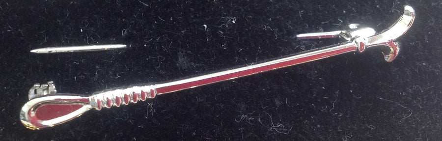 Silver Whip Stock pin